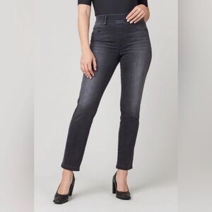 Women's Spanx Straight Leg Black Jeans